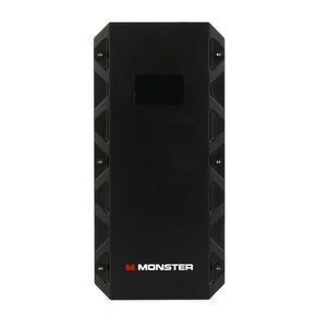 Monster -  8000mAh Jump Starter Power Bank Dual USB S Black
